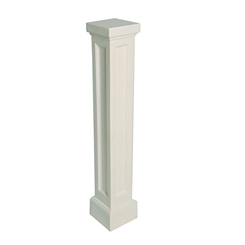 Bradford Pedestal Mailbox Post in White Finish