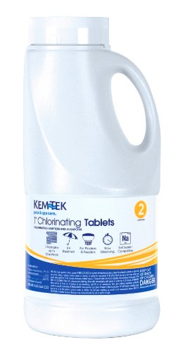 Kem-tek 177 1-inch Chlorinating Tablets For Pool And Spa 4-pound