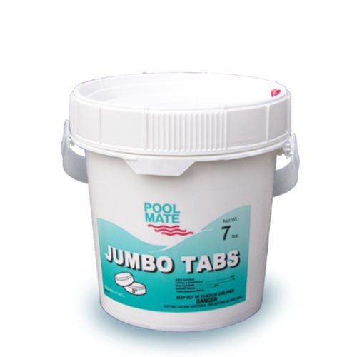 Pool Mate 1-1407 Jumbo 3-inch Chlorine Tablets 7-pound