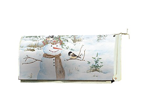 Lang Chickadee Snowman Mailbox Cover