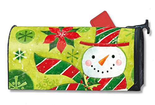 Mailwraps Candy Hat Snowman Mailbox Cover 05240