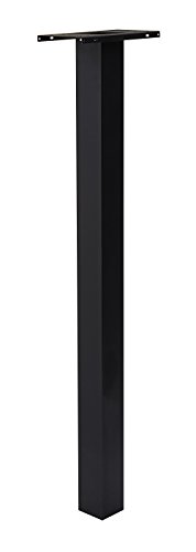 Gibraltar Brighton Rust-resistant Aluminum Black Universal Mailbox Post Bp000b01