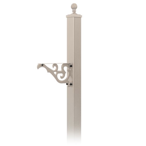 Salsbury Industries 4845bge Decorative Mailbox Post Victorian In-ground Mounted Beige