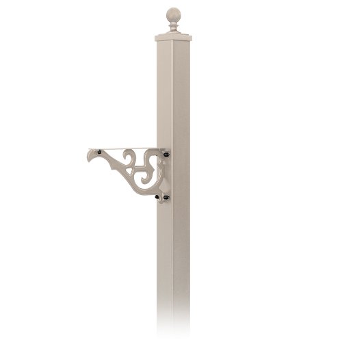 Salsbury Industries 4845bge Decorative Mailbox Post Victorian In-ground Mounted Beige