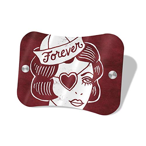 Scarlett Life Hall Forever Love Peace Woman Vintage Red MDF Door Sign Decorates Welcome Sauna Mailbox Sign Office Family Individual Store Bedroom Toilet Boys Girls Men Women