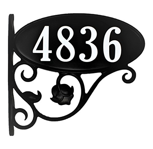 USA Hand-Crafted Custom Made Double Sided Park Place Super Reflective Mailbox Address Sign - Large 4 Easy to Read Numbers