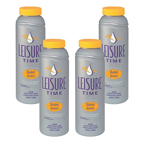 Leisure Time ALK-04 Alkalinity Increaser for Spas and Hot Tubs 4 Pack 2 lb