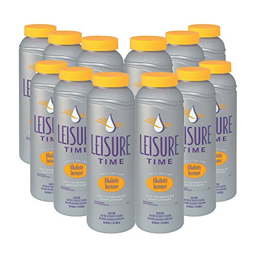 Leisure Time ALK-12 Alkalinity Increaser for Spas and Hot Tubs 12 Pack 2 lb