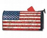 Mailwraps Pledge Of Allegiance Mailbox Cover 06448