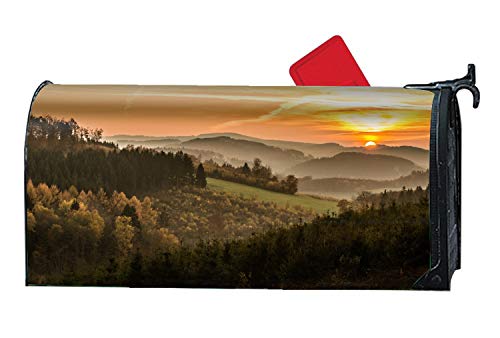 BABBY Mailbox Covers Magnetic Horse Mountains Field Sunset Fairy Door