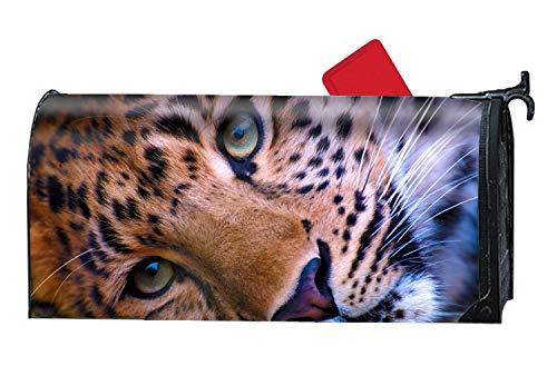 KSLIDS Mailbox Covers Leopard Front Door Decor - Customized Magnetic Cover