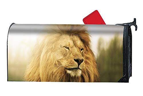 Yves Horace Mailbox Covers Lion Front Door Decor - Customized Magnetic Cover