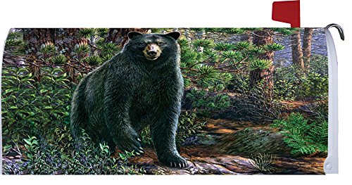 &quot Black Bearquot - Mailbox Makeover - Vinyl Magnetic Cover