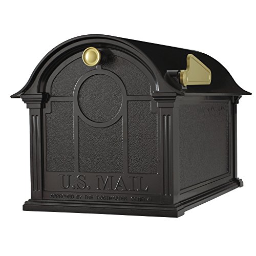 Balmoral Mailbox - Bronze mailbox Only Black 
