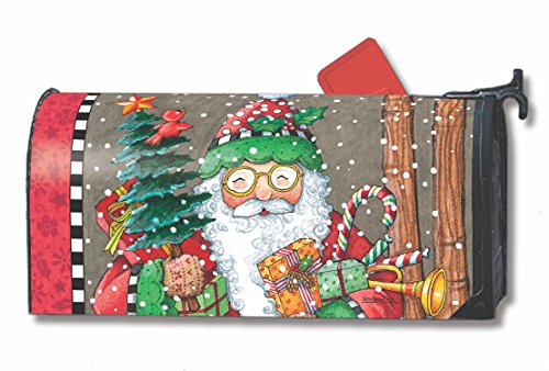 Mailwraps Jolly Santa Mailwrap Mailbox Cover 01441