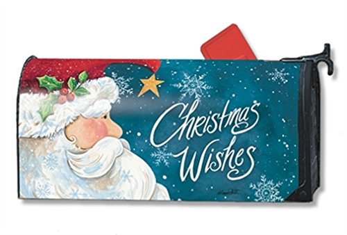 Mailwraps Santa Wishes Mailwrap Mailbox Cover 01390