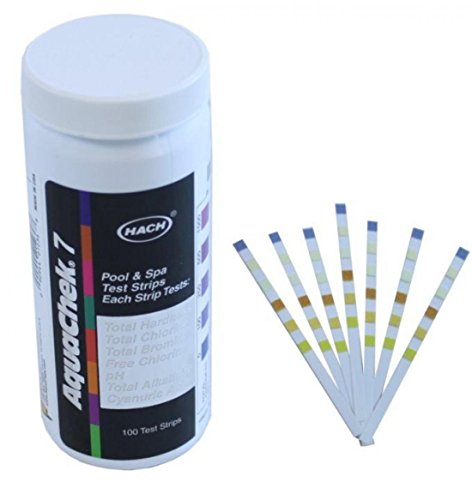 7 In 1 Silver Swimming Pool Spa Chlorine Ph Test Strips Stabilizer Aquachek