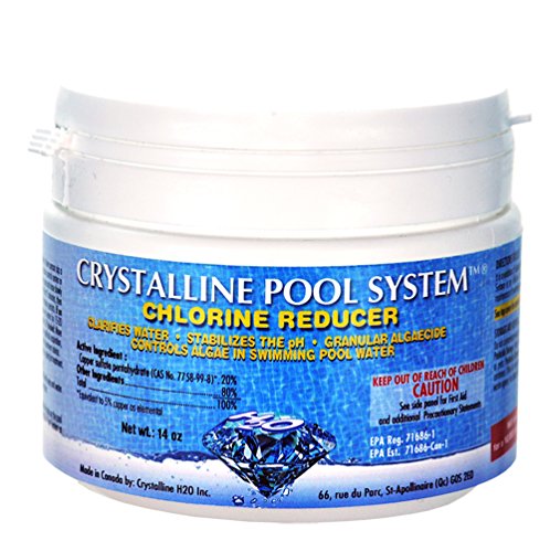 Crystalline Poolamp Spa 4 In 1 Chlorine Reducer Algaecide Ph Stabilizeramp Water Clarifier For Clearer Softer