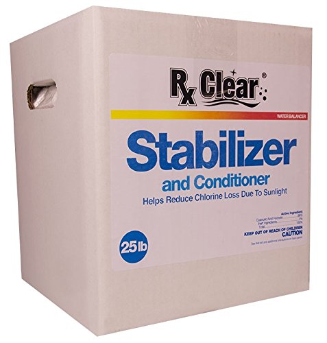 Rx Clear Swimming Pool Conditionerstabilizer 25 Lbs