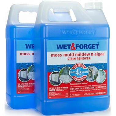 Set Of 2 Wet And Forget Moss Mildew And Algae Stain Remover