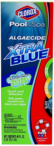 Clorox Pool&ampspa 43040clx Algaecide Xtra Blue 40-ounce