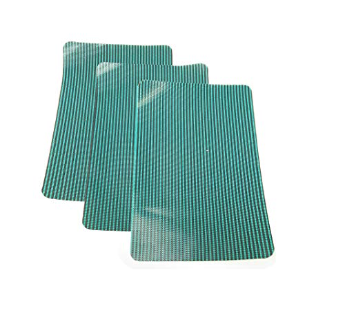 Southeastern 3 Pack Pool Large Safety Cover Patch Green Mesh 12 x 8 Self Adhesive