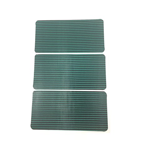 Southeastern 3 Pack Pool Safety Cover Patch Green Mesh 4 x 8 Self Adhesive