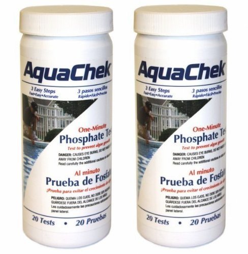 2 Pack - Aquachek One Minute Phosphate Poolamp Spa Test - 562227