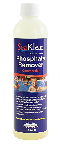 Wqa Certified - Seaklear Phosphate Remover For Pools 1 Pint Bottle