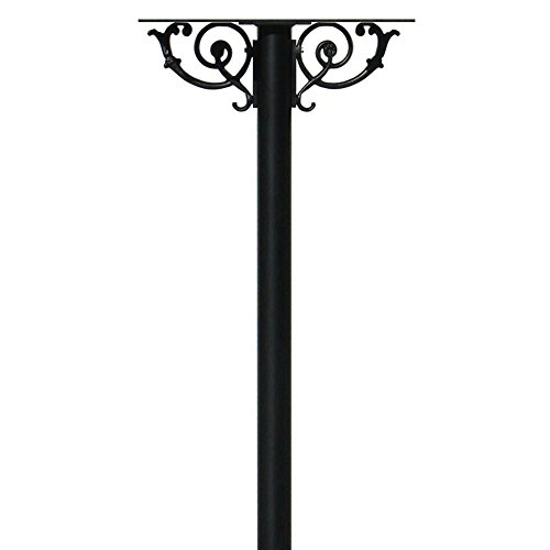 The Hanford Triple Mailbox Post System With Mounting Brackets And Scroll Supports Mailboxes Sold Separately