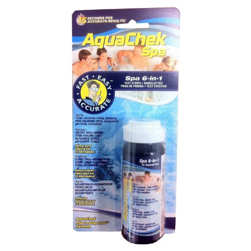 2 AquaChek 552244 6-in-1 Spa Hot Tub Pool Easy Use Test Strips Kit  100 Strips