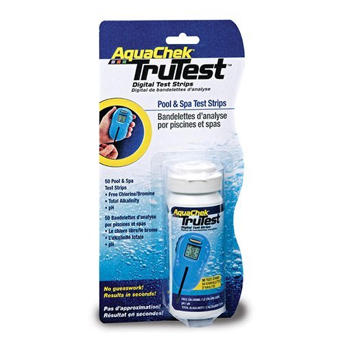 Aquachek 512138 TruTest Digital Reader Swimming Pool Spa Test Kit Strips Refill