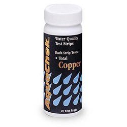 Aquachek Copper Pool Water Test Strips - 25 Count