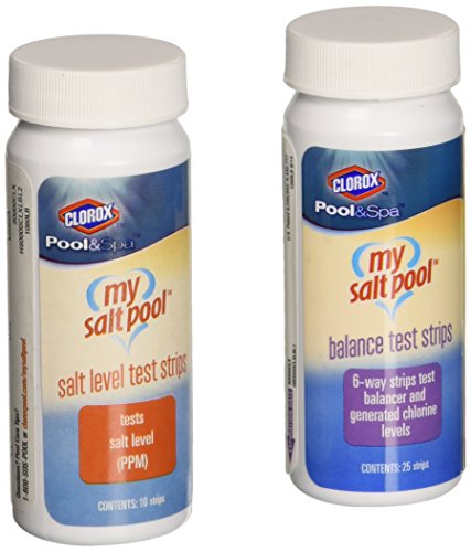 Clorox Pool&Spa 80000CLX My Salt Pool Saltwater Test Strips