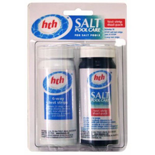 HTH Salt Pool Care Test Strip Dual-Pack