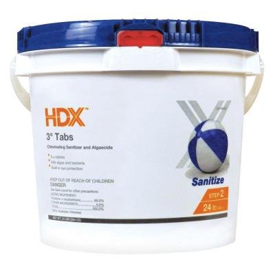 HDX 24 lb 3 in Chlorine Tabs