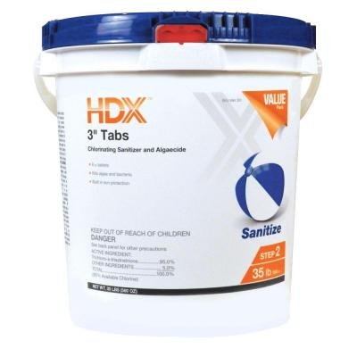 Hdx 35 Lb 3 In Chlorine Tabs