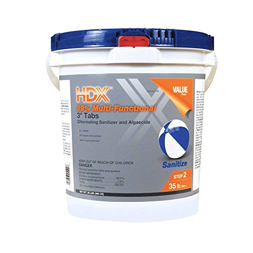 Hdx 35 Lb Multi-functional 3 In Chlorine Tabs