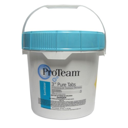 Proteam 3&quot Chlorine Pure Tabs 25 Lb