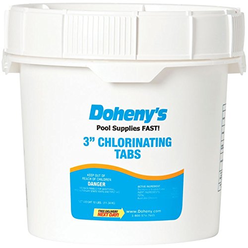 Dohenys 3 Inch Swimming Pool Chlorine Tablets 10 Lbs