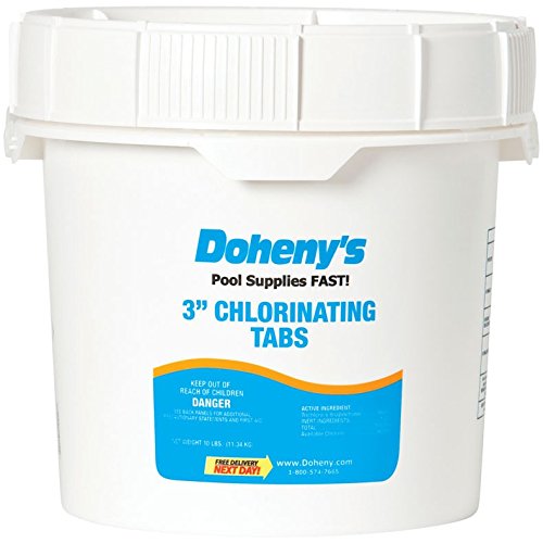Dohenys 3 Inch Swimming Pool Chlorine Tablets 10 Lbs