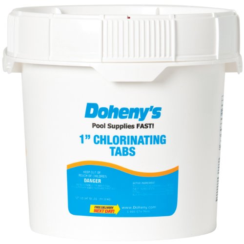 Dohenys Swimming Pool Chlorine- 1&quot Tabs - 10 Lbs