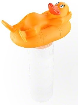 HydroTools Lounging Yellow Duck Swimming Pool Chemical Dispenser