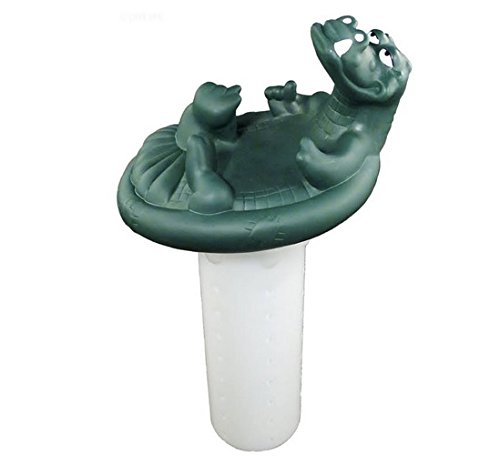 Hydrotools Lounging Green Alligator Swimming Pool Chemical Dispenser