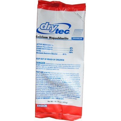 Dry Tec Calcium Hypochlorite Chlorinating 1-pound Shock Treatment For Swimming Pools By Drytec