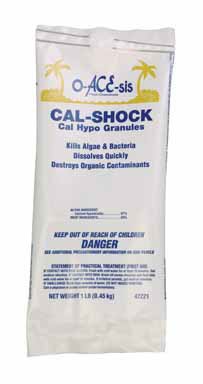 O-ace Sis Cal-shock Calcium Hypochlorite 1 Lbs 68  Available Chlorine