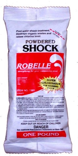 Robelle 68 Calcium Hypochlorite Powdered Chlorine Shock For Swimming Pool 48x1 Lb Bags