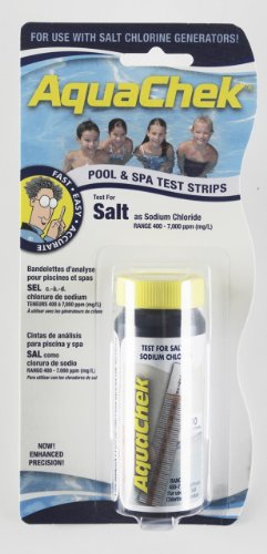 Aquachek White Salt Water Swimming Pool Test Strips