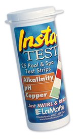 Lamotte copper alkalinity and pH Swimming Pool Test Strips - 25 ct