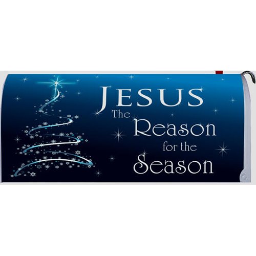 The Reason For The Season Magnetic Mailbox Cover Christmas Mail Wrap
